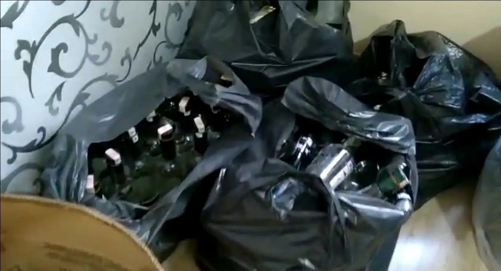 278 şişe sahte alkol ele geçirildi