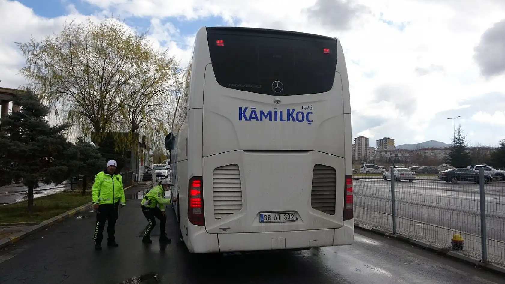 Kayseri'de yolcu otobüslerinde denetim