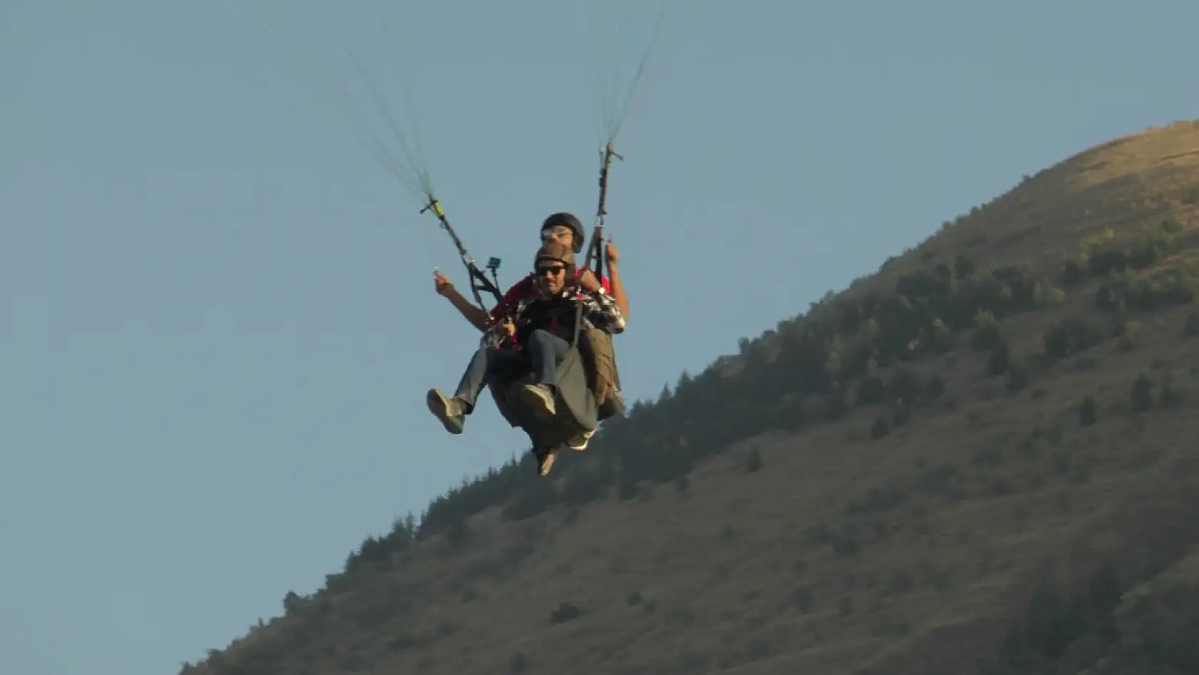 Gazilere 'havalı jest'