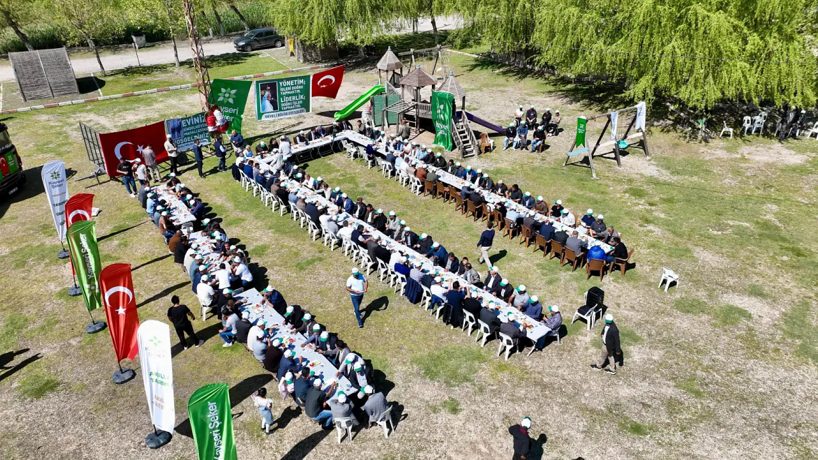 Kayseri Şeker'de siyasi parti genel başkanlarına taş çıkartan seçim çalışması! Böylesi görülmedi