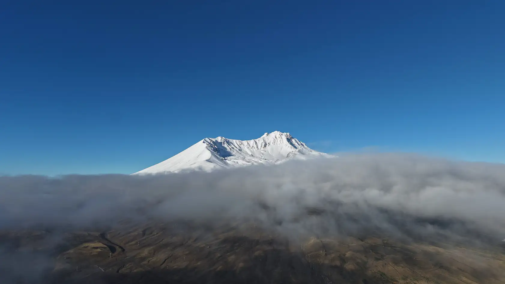 Erciyes'te muhteşem görüntüler