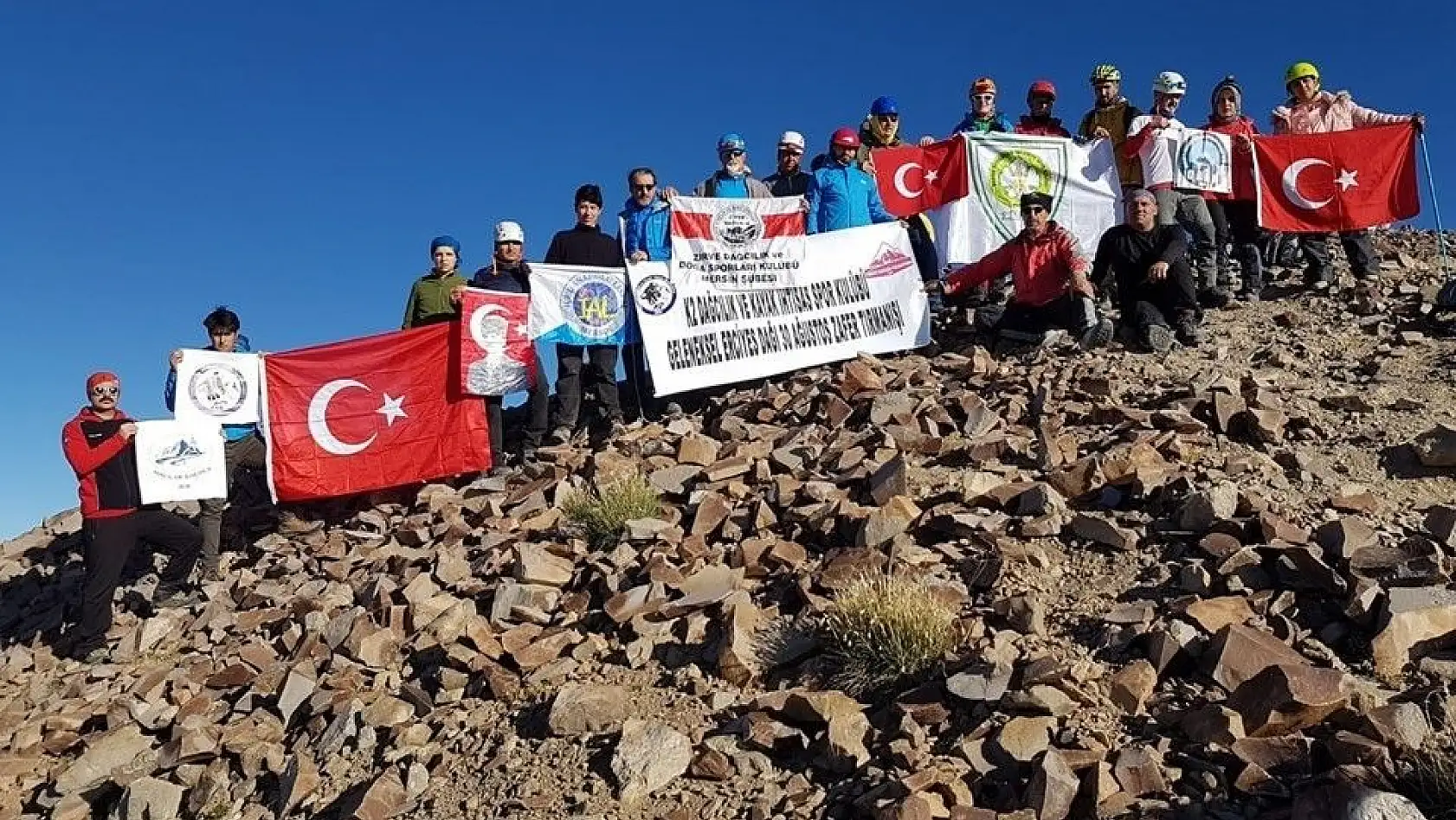 30 Ağustos Zafer Bayramı Erciyes Tırmanışı yapıldı