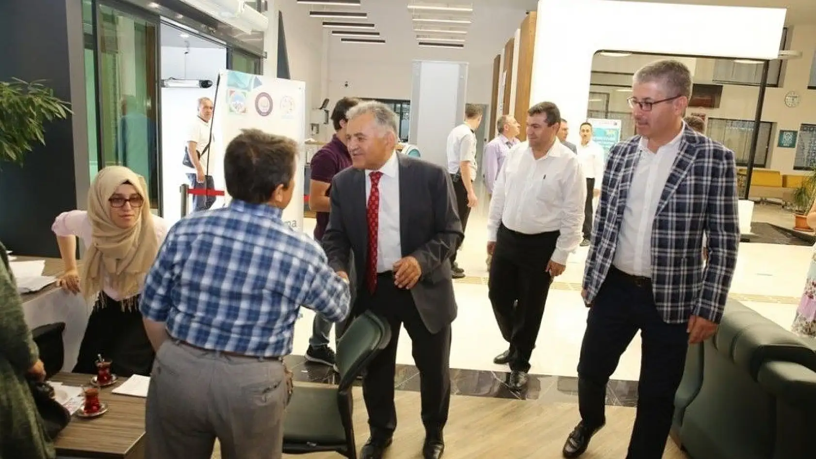 AK Parti Kayseri İl Başkanı Şaban Çopuroğlu'nun Referans Belediye Melikgazi Ziyareti
