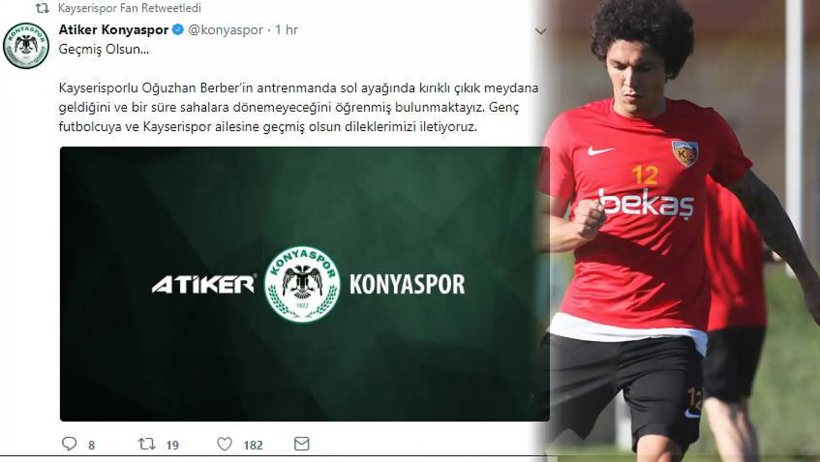 Alkışlar Konyaspor'a