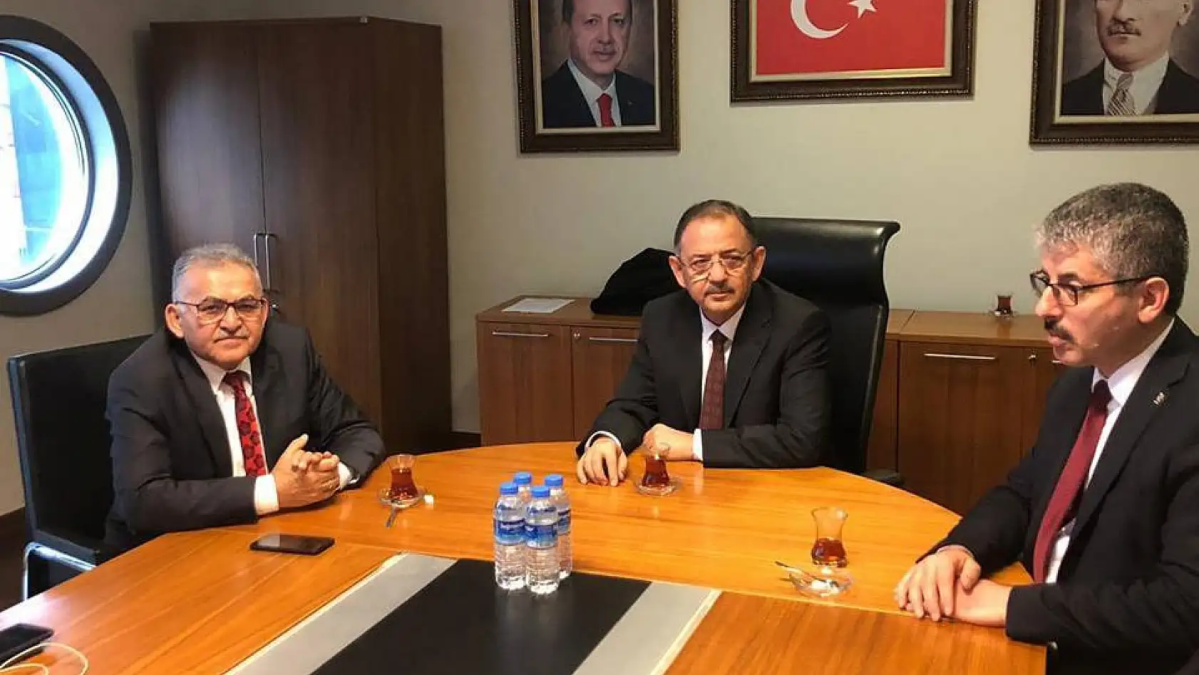  Ankara'da Özhaseki ile buluştular