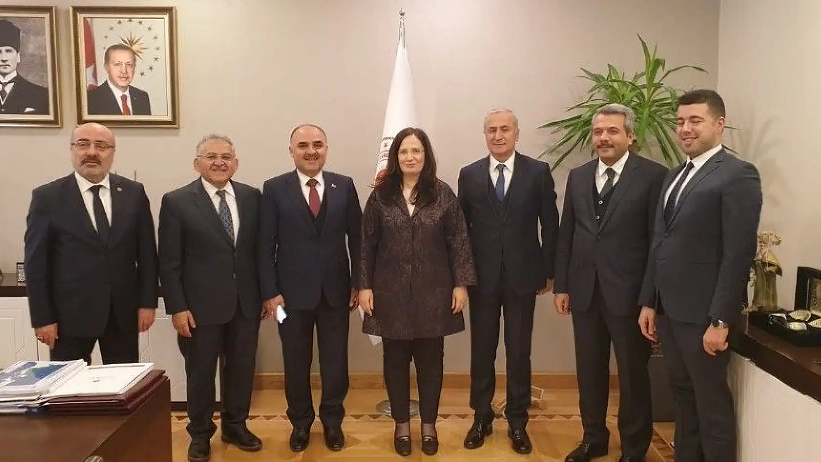Başkan Büyükkılıç, Ankara'da Kayseri Üniversitesi için toplantıya katıldı