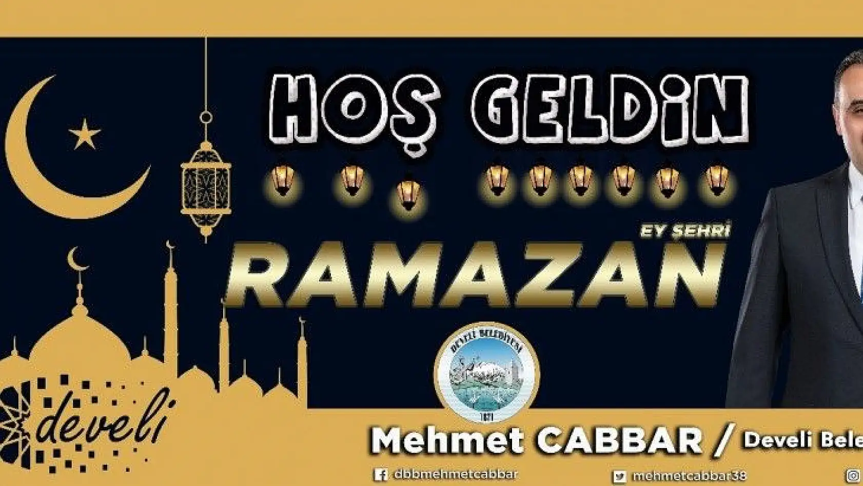 Başkan Mehmet Cabbar: 'Ramazan'da edindiğimiz nefis terbiyesinin yıl boyunca sürmesini dilerim'