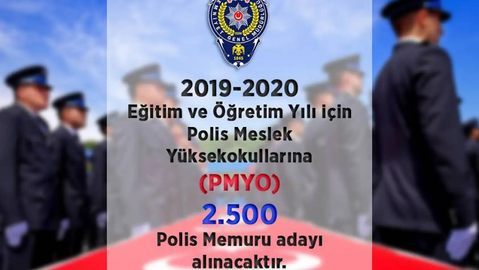  2 bin 500 polis memuru adayı alınacak 