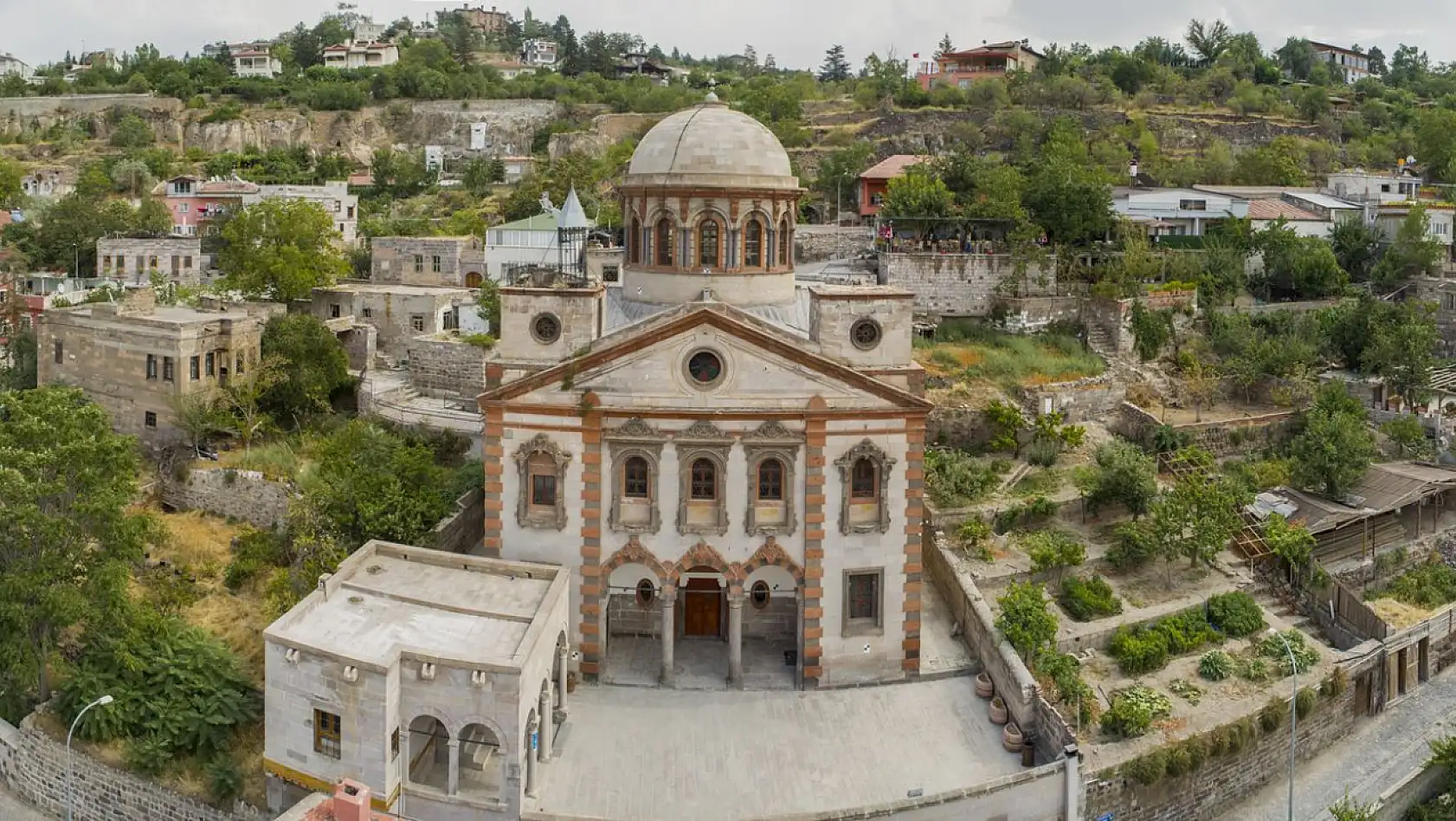 Burayı mutlaka görmelisiniz! Kayseri'de bir zamanlar kiliseydi bugün ise cami...
