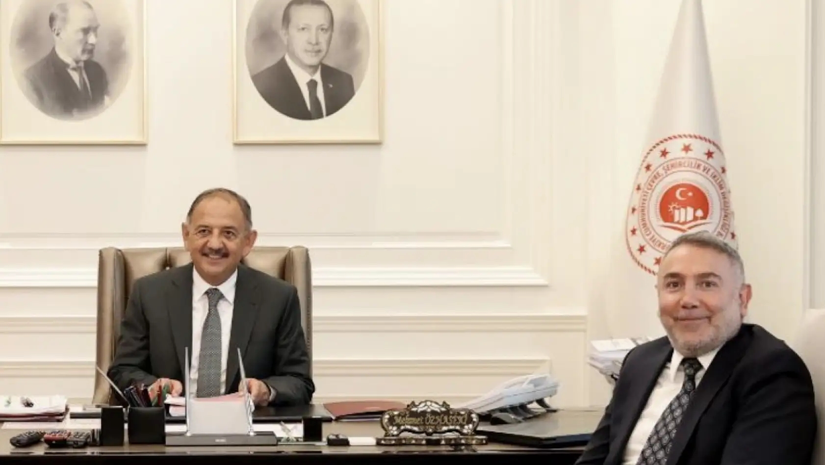 CEO Ertekin'den Bakan Özhaseki'ye ziyaret