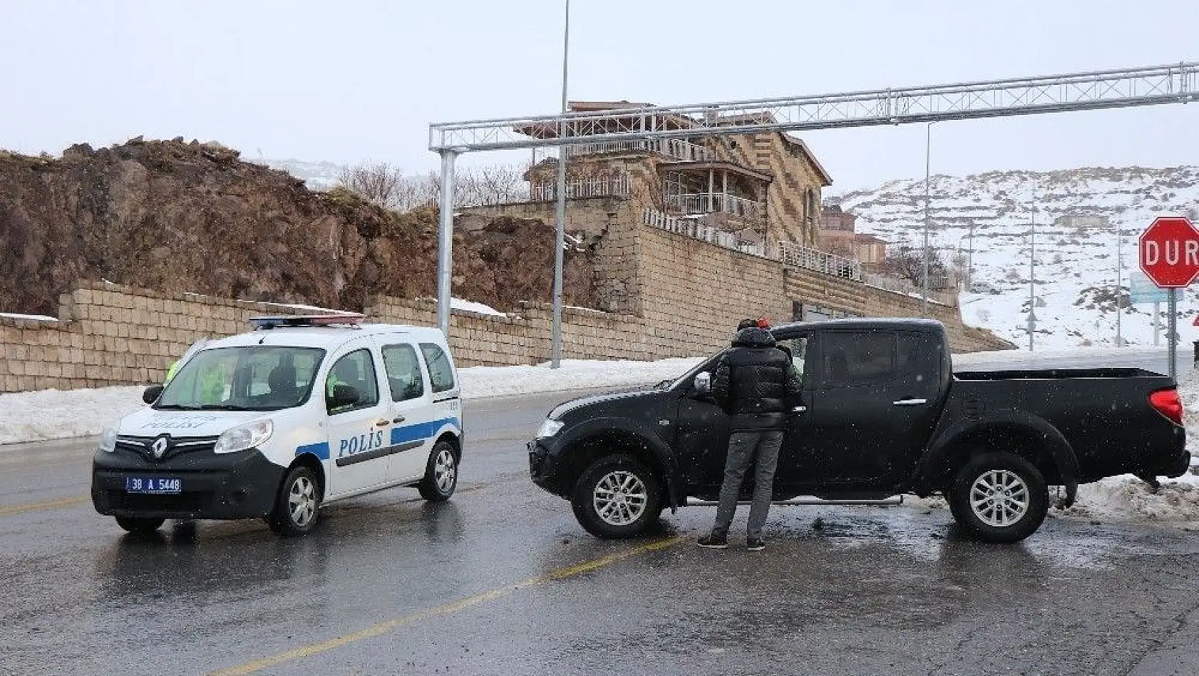 Erciyes'te ulaşıma tipi engeli