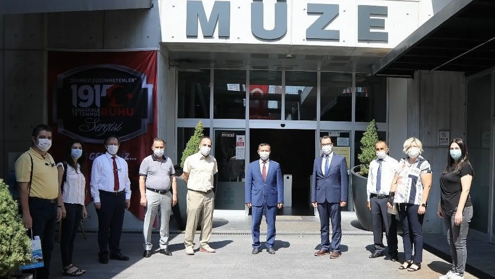 ERÜ Rektörü Prof. Dr. Mustafa Çalış, Kayseri Arkeoloji Müzesi'ni Ziyaret Etti