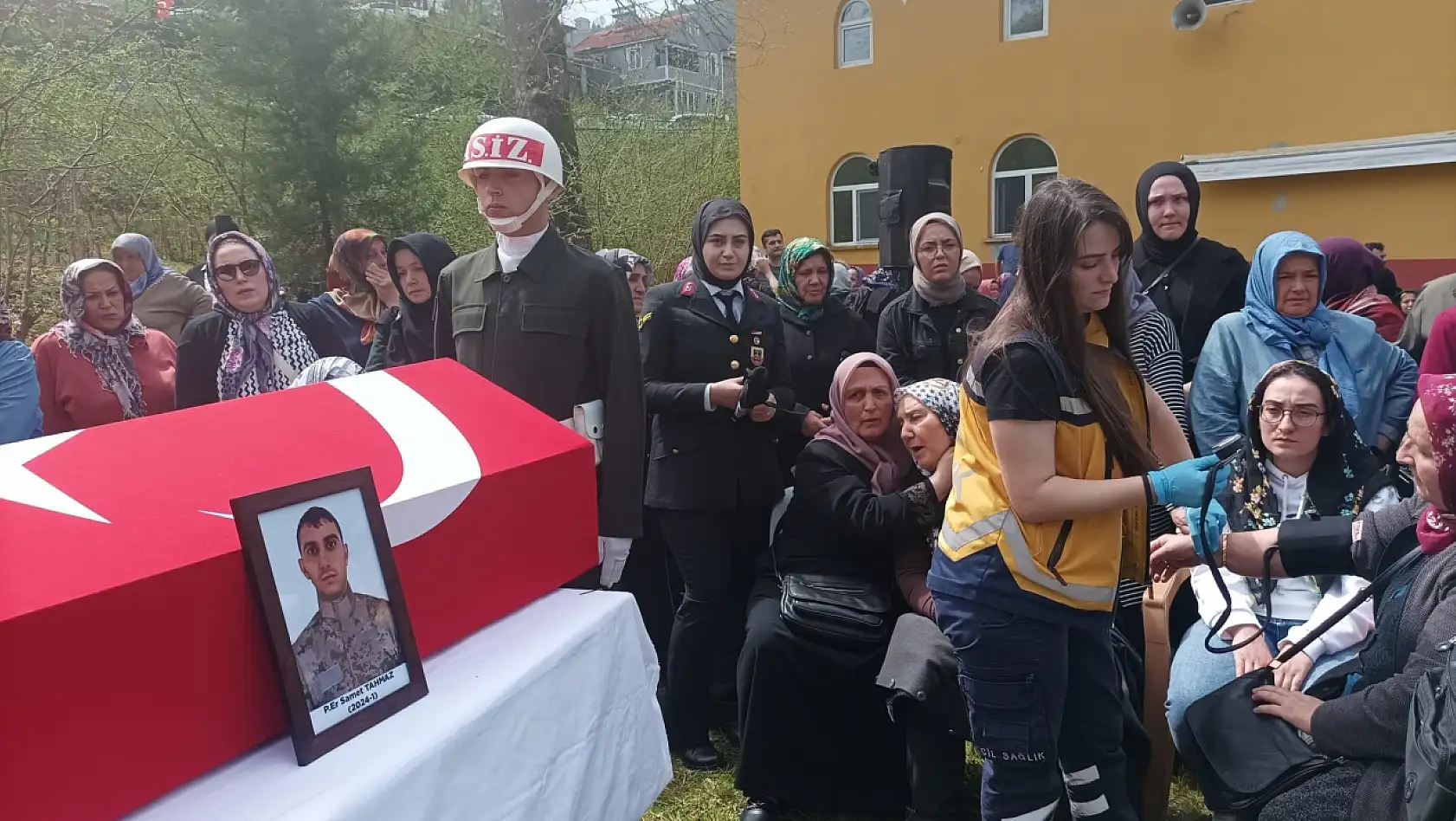Kayseri'de hayatını kaybeden asker son yolculuğuna uğurlandı