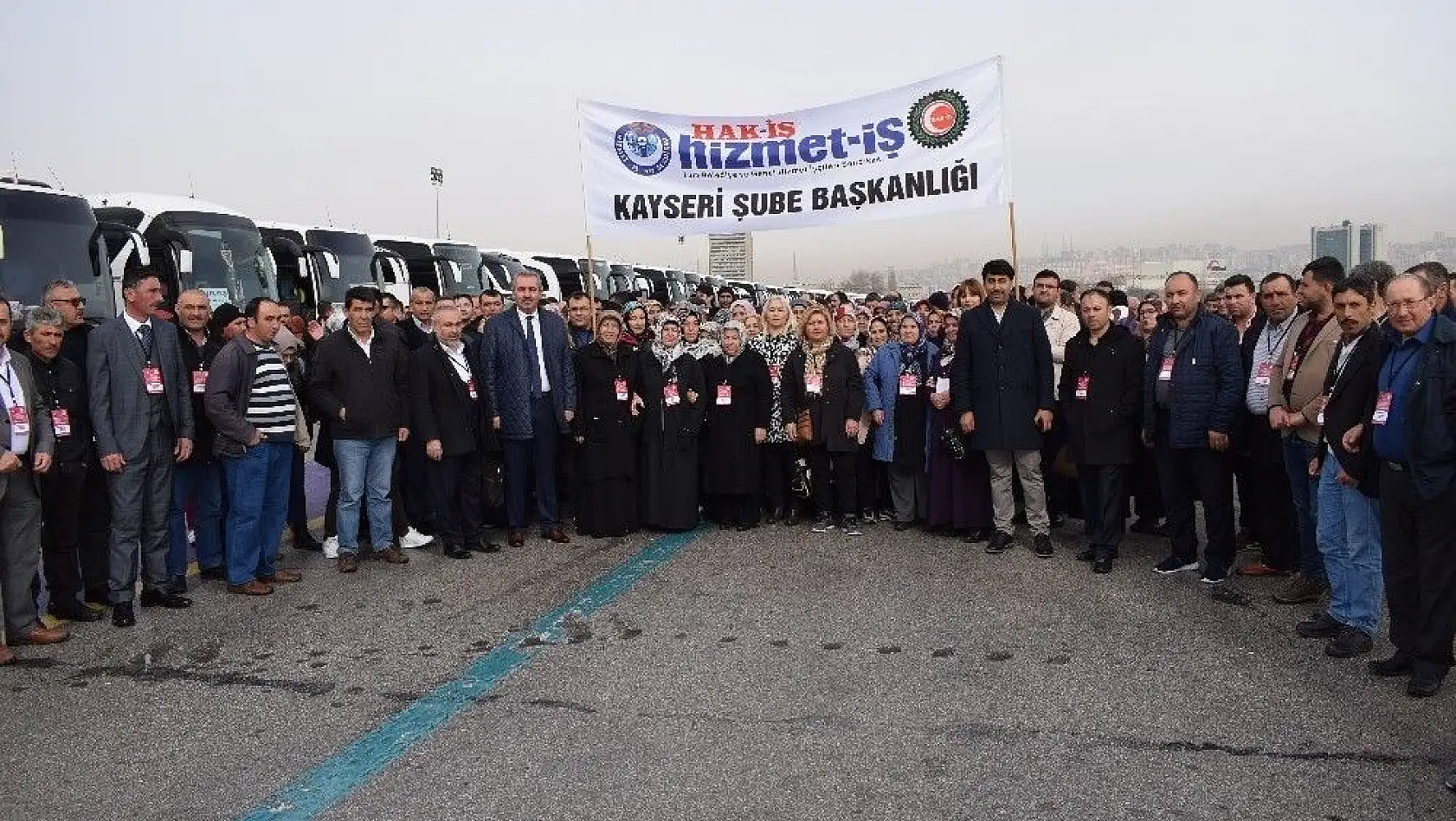 Hizmet-İş Sendikası Kayseri Şubesi Dünya Kadınlar Günü'nü Ankara'da kutladı