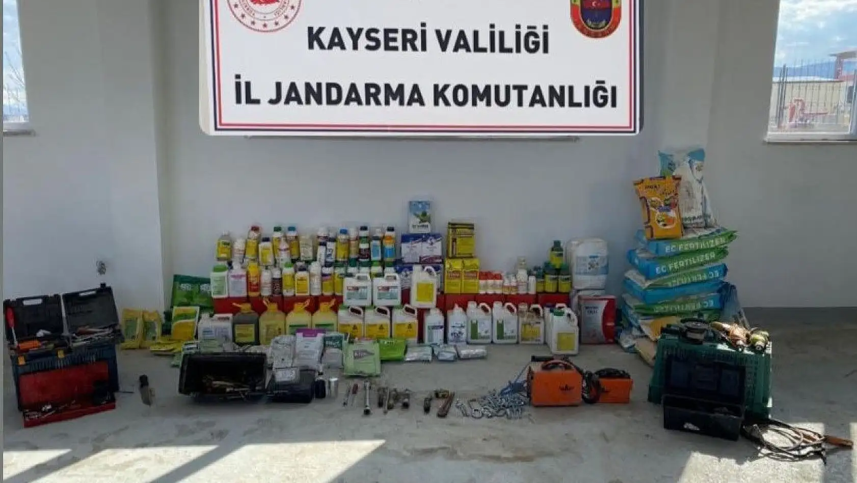 Kayseri'de 14 hırsızlık olayı aydınlatıldı