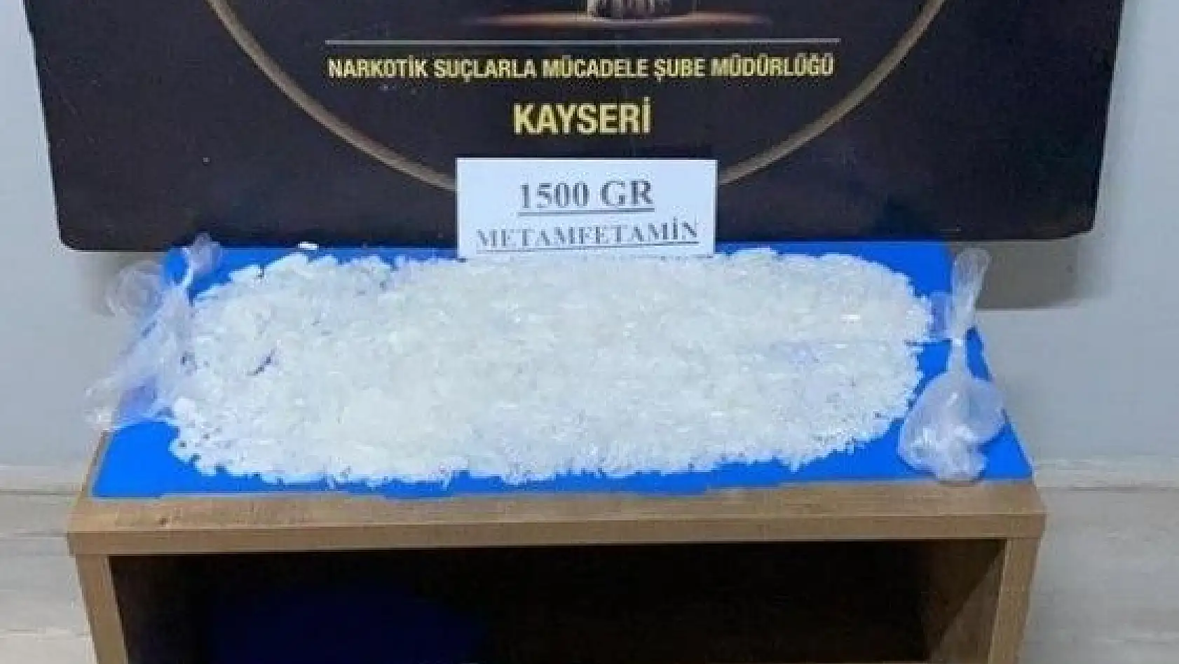 Kayseri'de uyuşturucu tacirine darbe: 1.5 kilo uyuşturucu madde ele geçirildi
