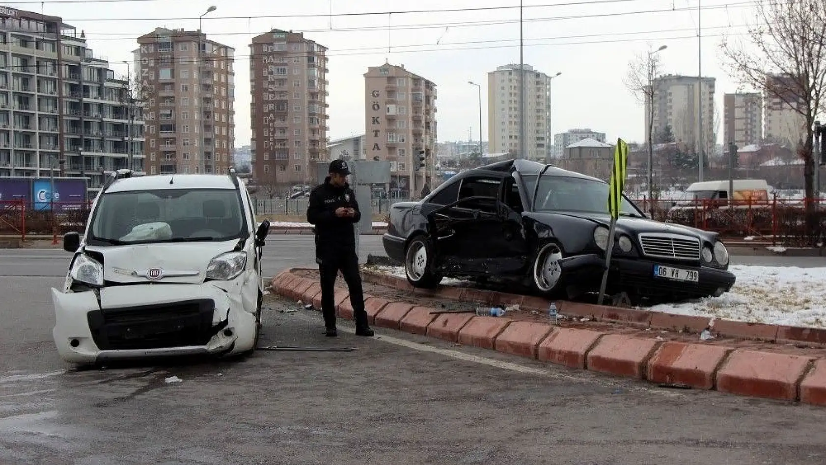 Kayseri'de 2019 yılında 7 bin 184 trafik kazası meydana geldi