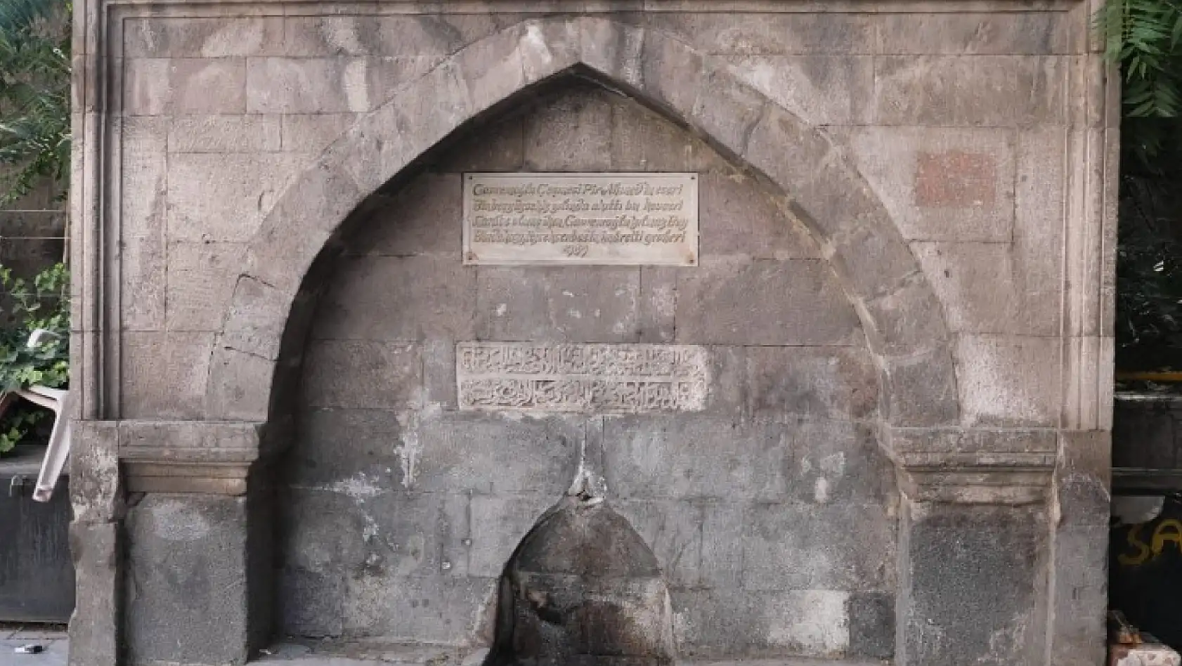 Kayseri'de yüzyıllara meydan okuyan çeşme