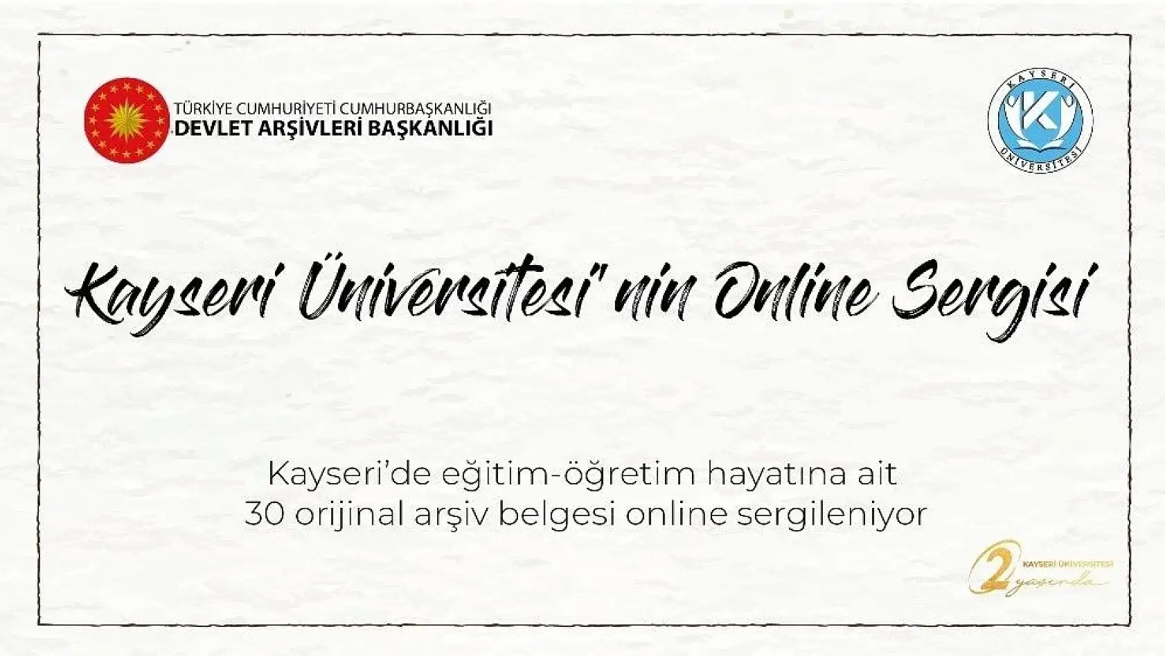 Kayseri Üniversitesi'nden Online Sergi