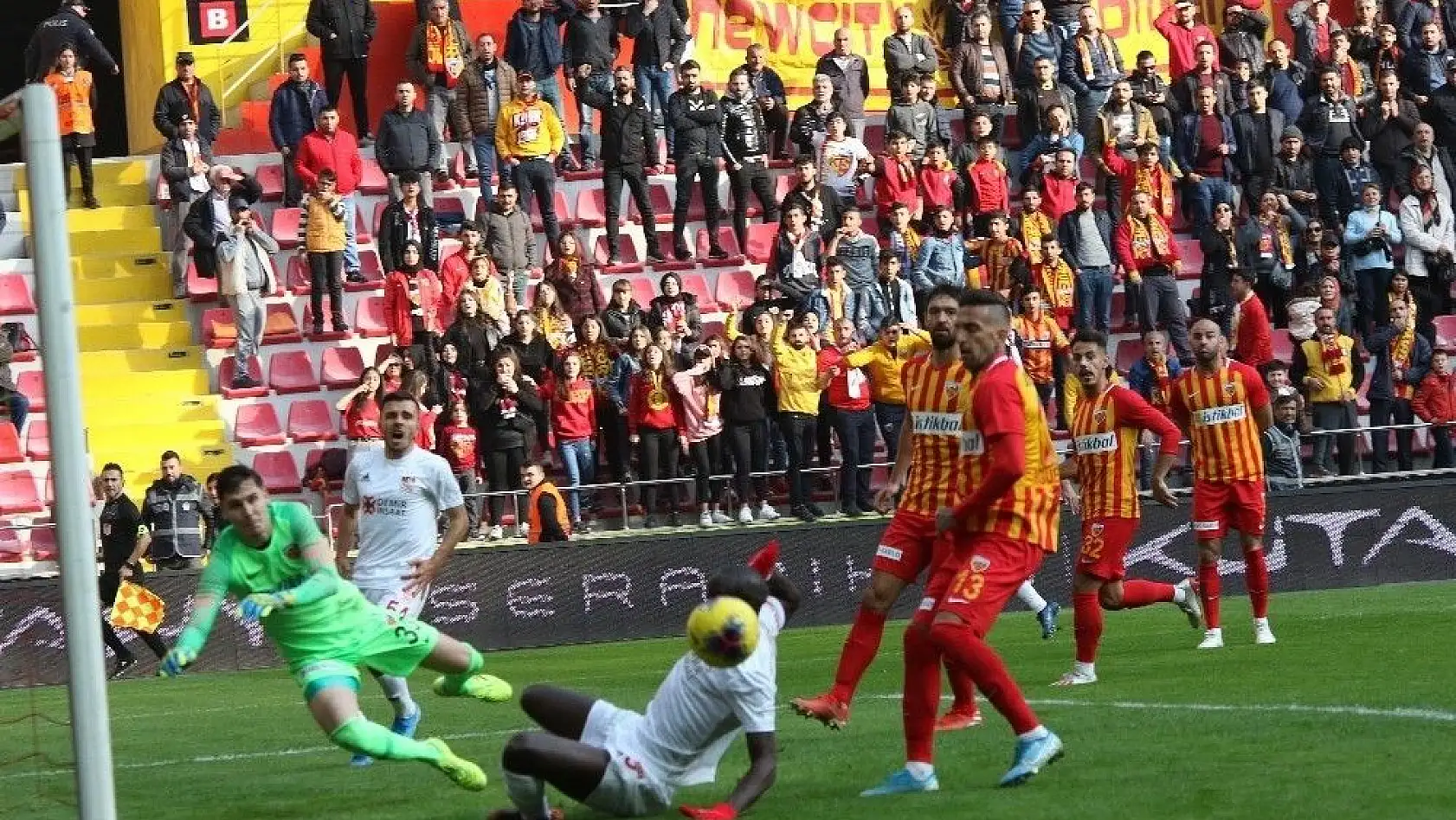Kayserispor en fazla golü ikinci yarıda yedi
