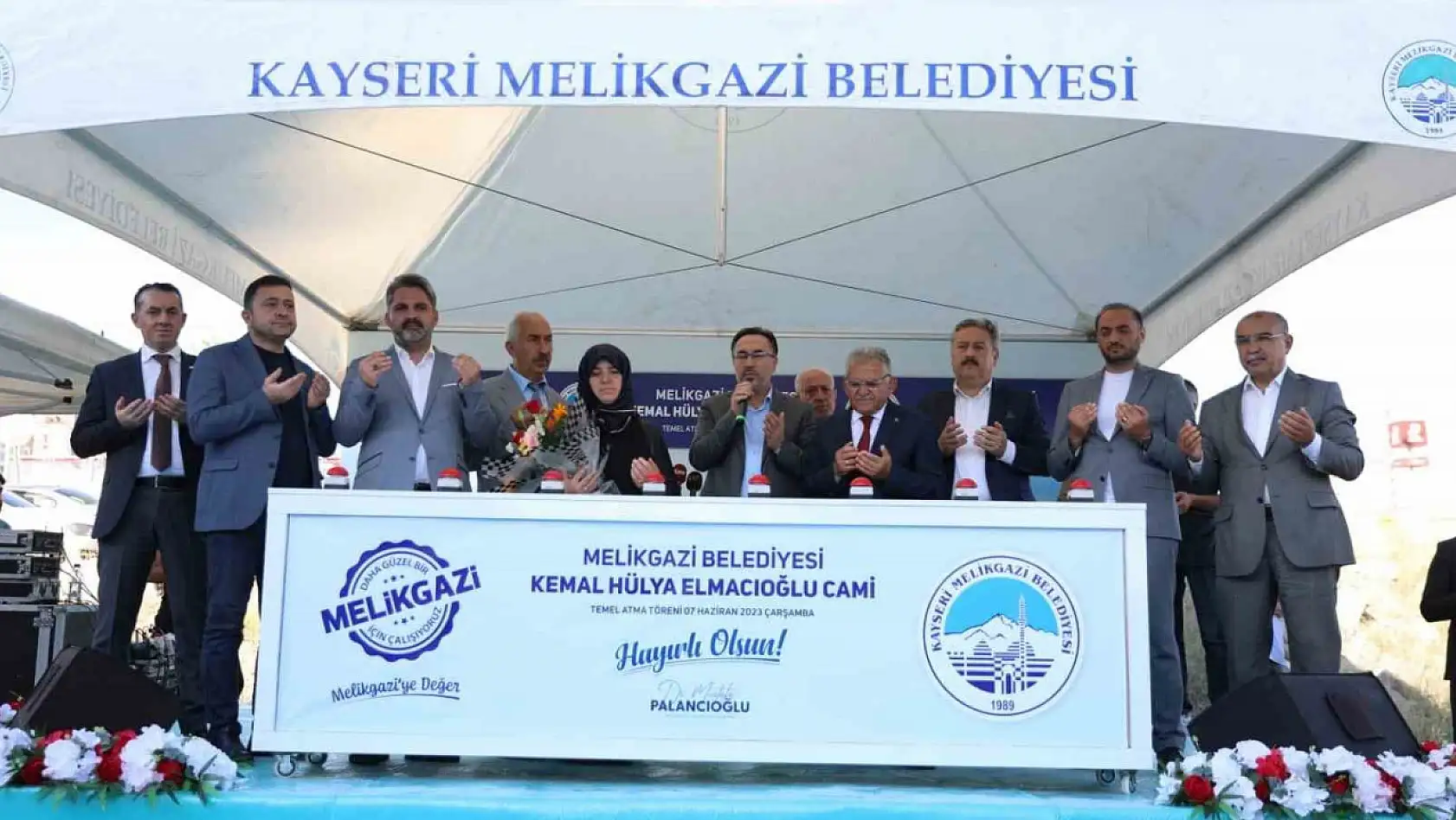 Kemal-Hülya Elmacıoğlu Cami'nin temeli atıldı