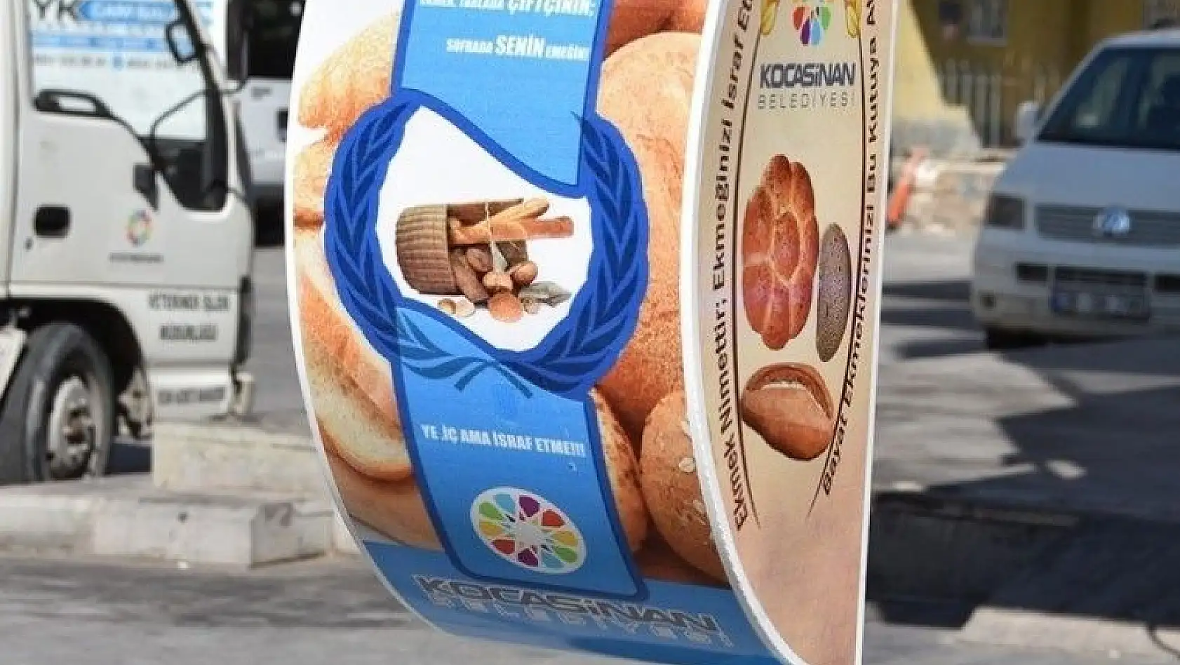 Kocasinan'da bayat ekmekler israf olmuyor