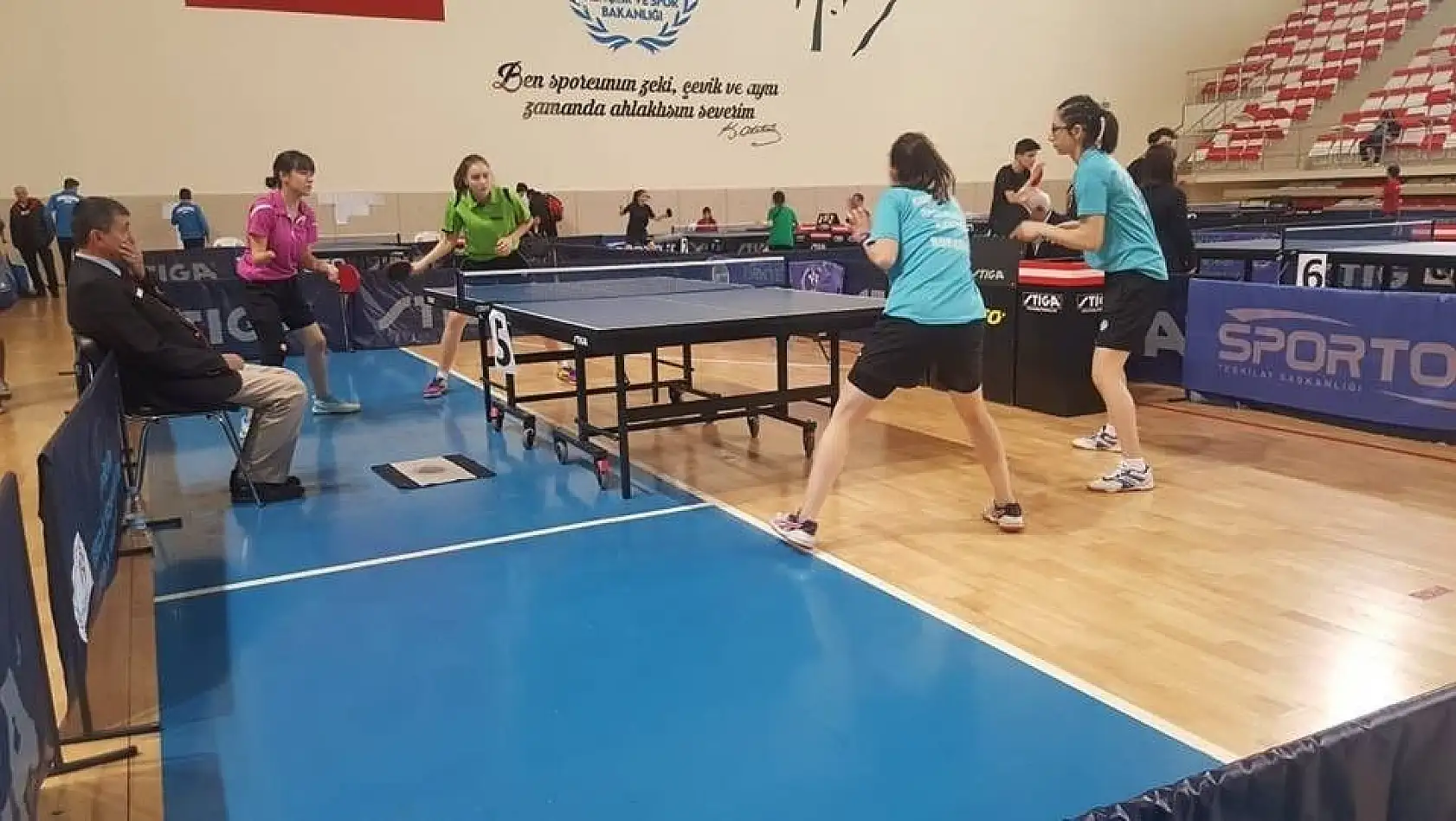 Masa Tenisi Gençler Türkiye Şampiyonası'na Kayseri Damgası