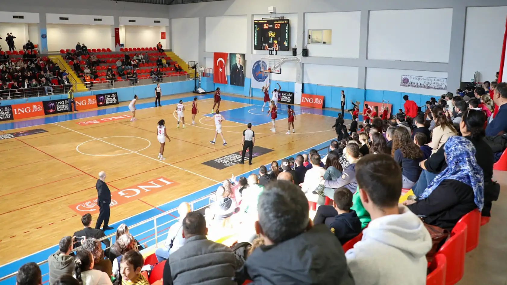 Melikgazi Kayseri Basketbol 1 sayı farkla mağlup oldu