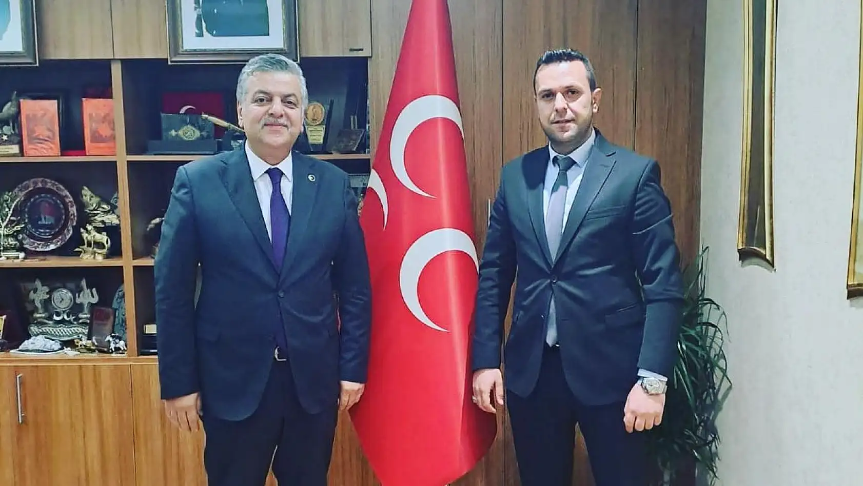 MHP Milletvekili aday adayı Aytekin'den Başkan İncetoprak'a ziyaret...