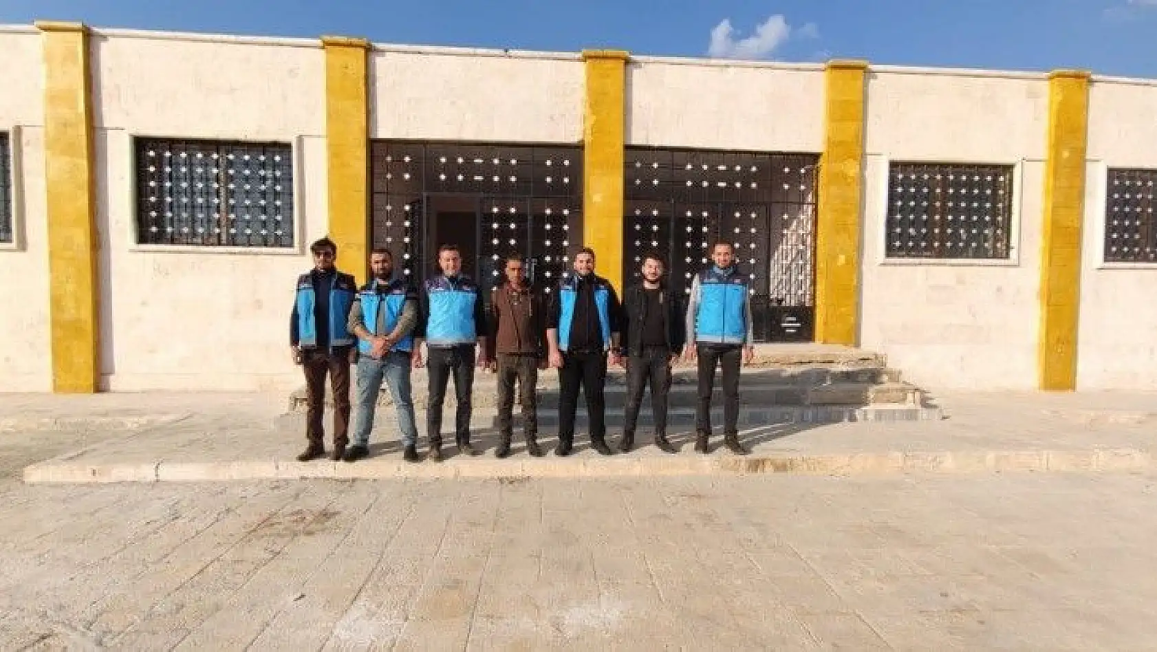 MTTB'nin Suriye'deki Türkçe eğitim verecek okulun yapımına katkısı sürüyor