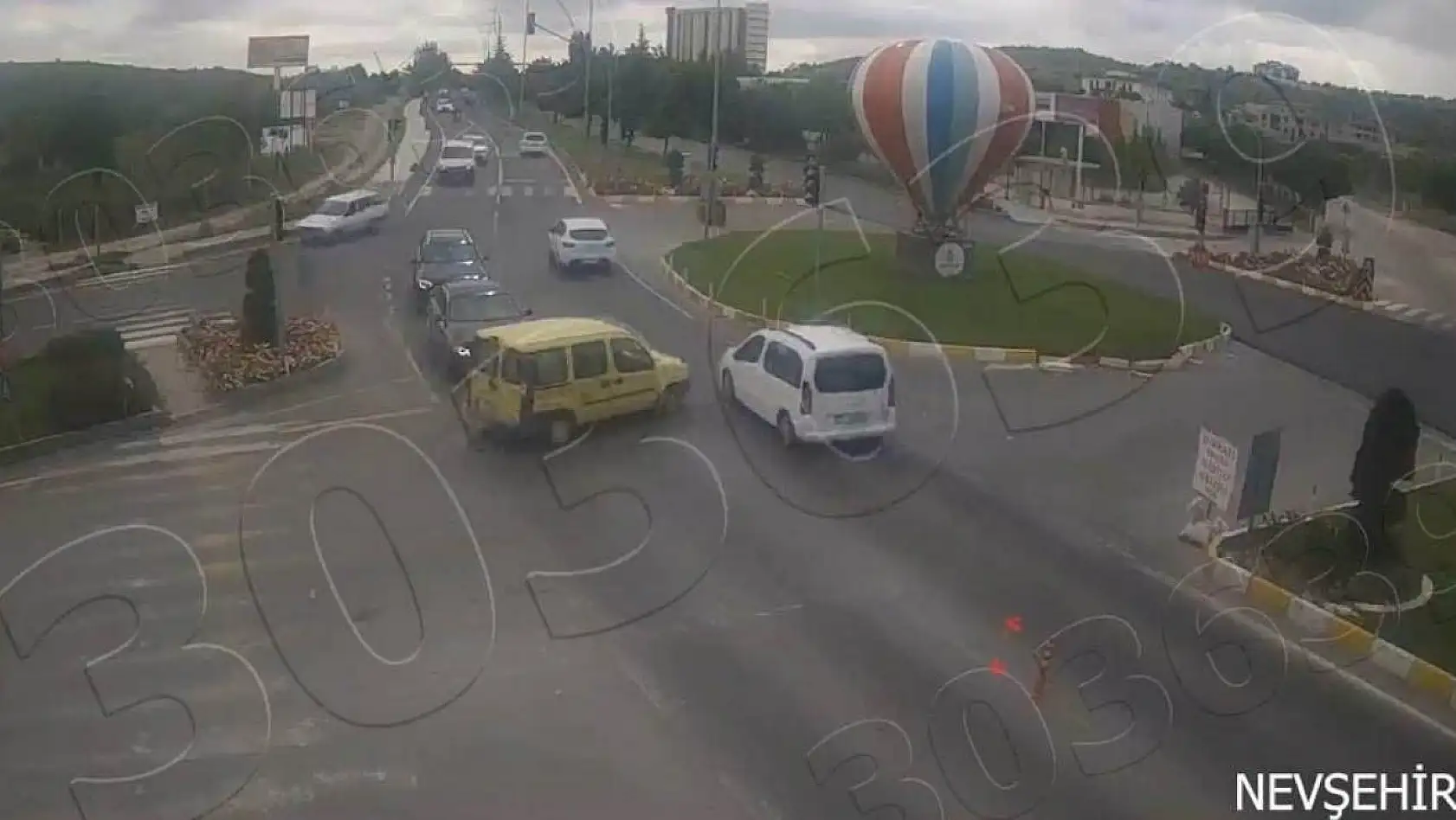 Nevşehir'de dikkatsiz sürücüler kazalara neden oldu