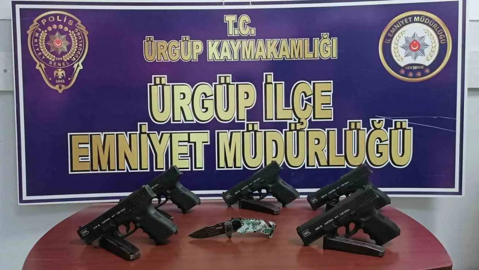 Nevşehir'de silah ticareti yapan 6 şahıs gözaltına alındı