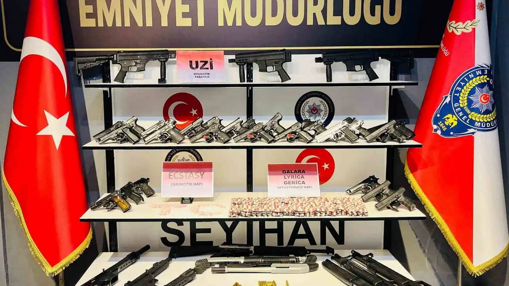 Seyhan'da 94 ruhsatsız silah ele geçirildi, çeşitli suçlardan aranan 315 kişi yakalandı