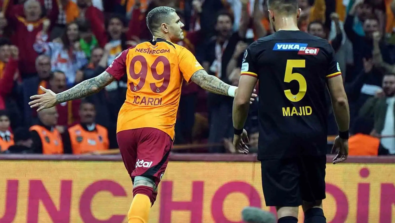 Galatasaray: 4 - Kayserispor: 0 (İlk yarı)