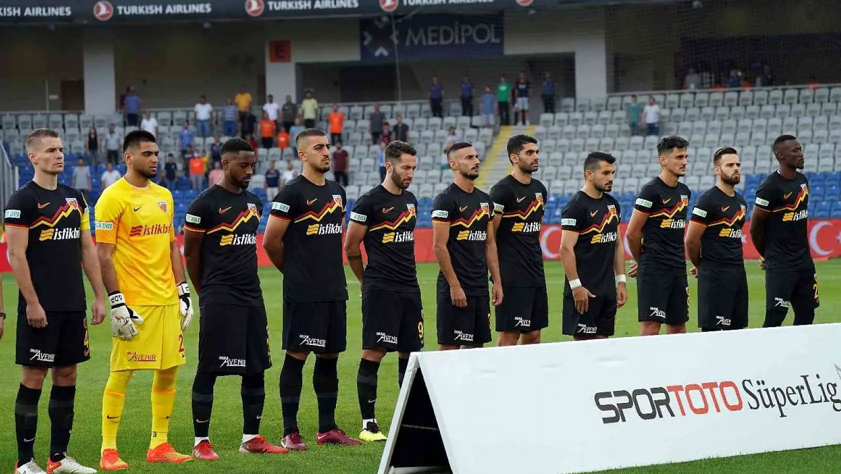 İlk yarı sona erdi: Başakşehir - Kayserispor: 1-0