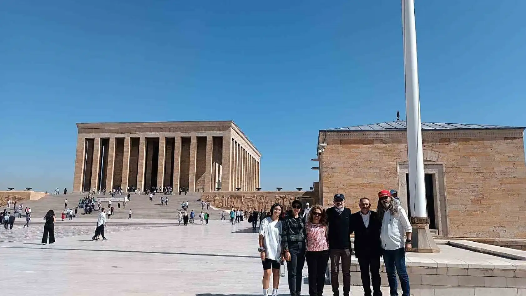 Anıtkabir'i ziyaret ettiler!