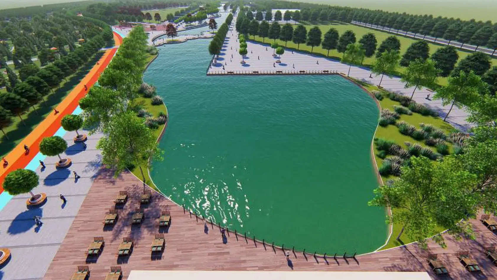 Türkiye'nin en büyük, dünyanın sayılı şehir parklarından birisi olacak Hava İkmal Millet Bahçesi yarın ihaleye çıkıyor