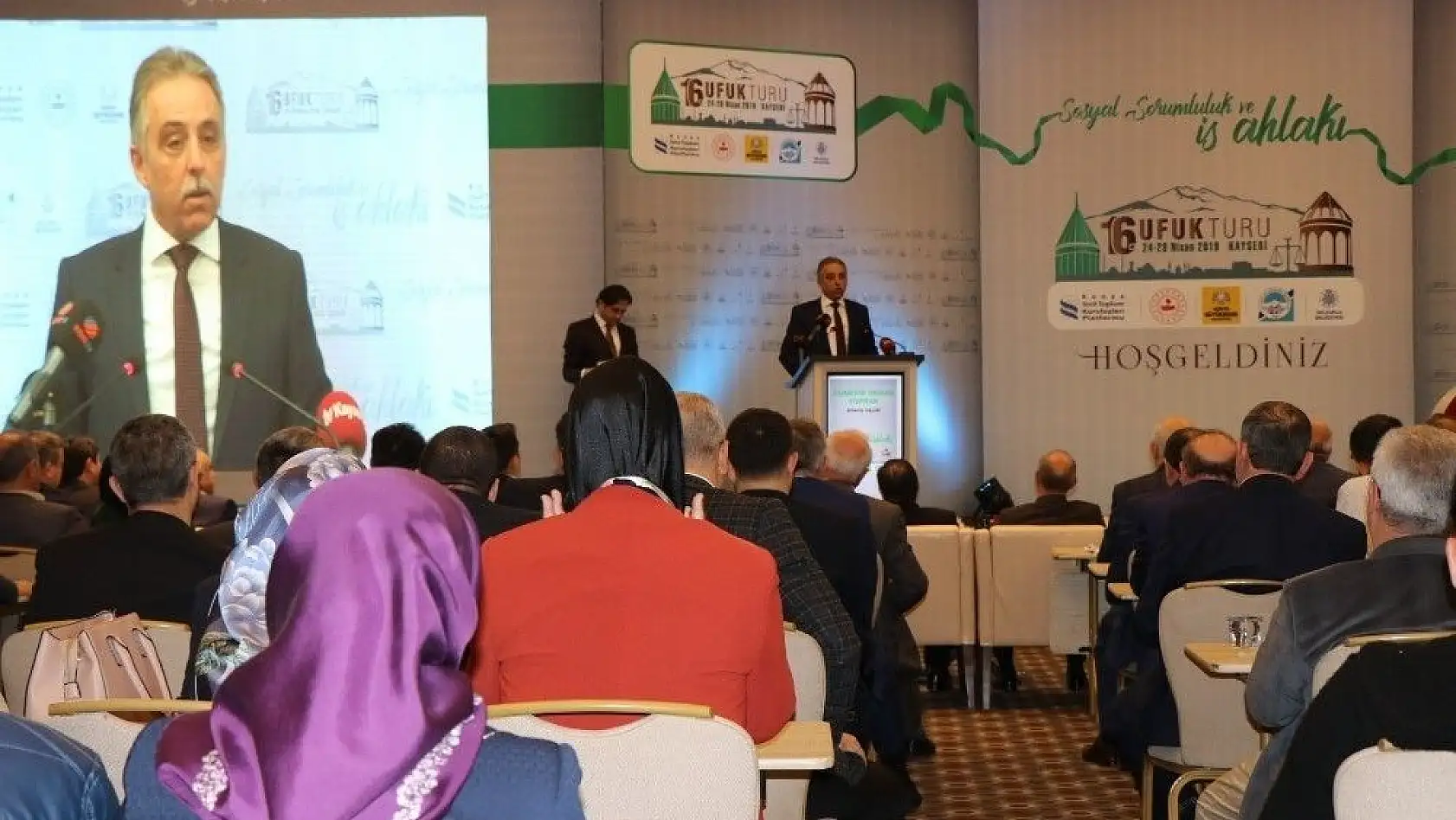 Ufuk Turu Toplantıları 'Sosyal Sorumluluk ve İş Ahlakı' başlığıyla Kayseri'de toplandı