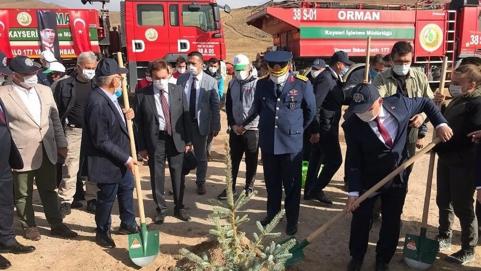 Vali Günaydın: 2020 sonuna kadar Erciyes'te 5 milyon ağaç dikmeyi hedefliyoruz