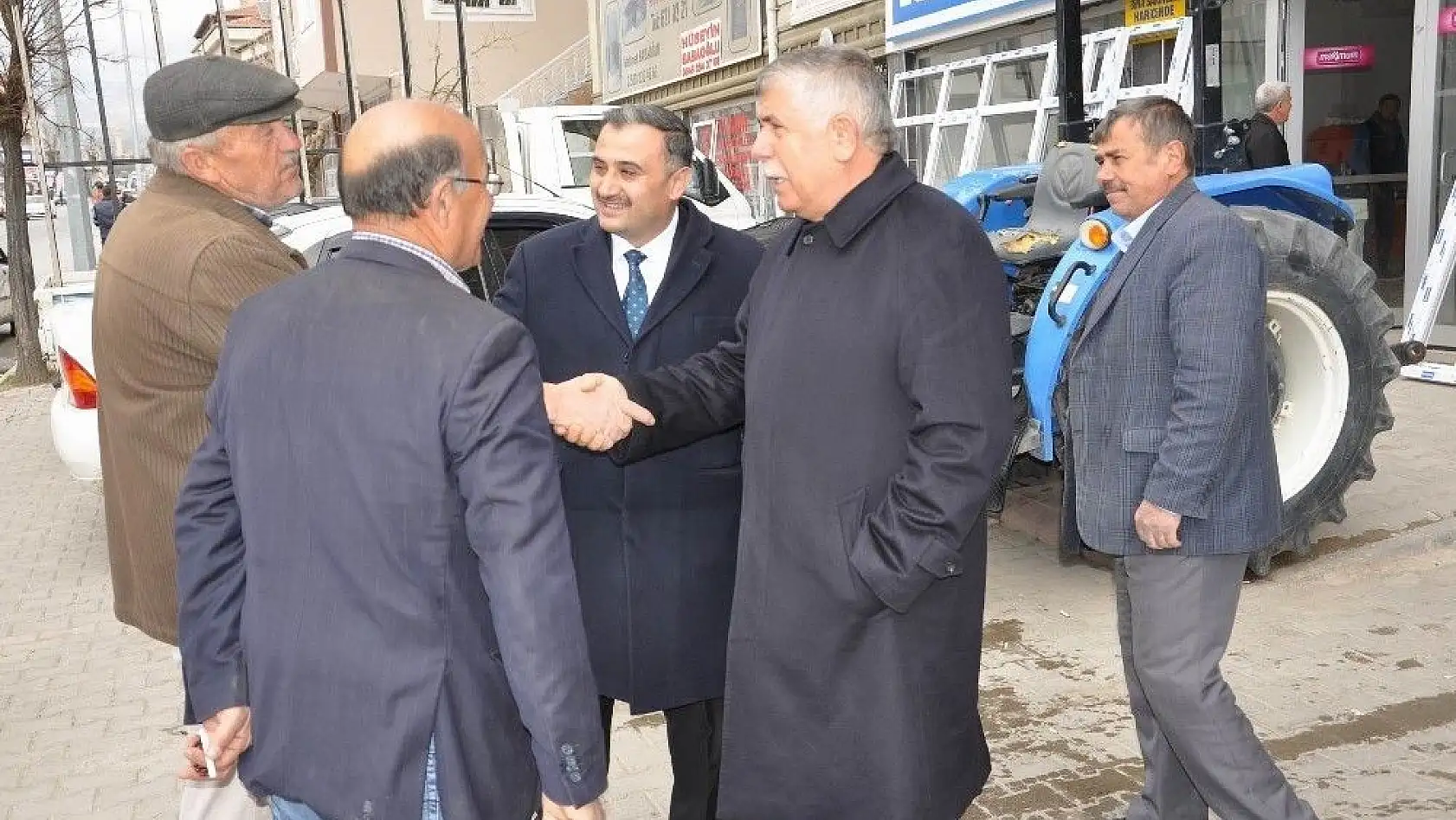 Vekil Dedeoğlu ve Başkan Cabbar'dan Sanayi esnafına ziyaret