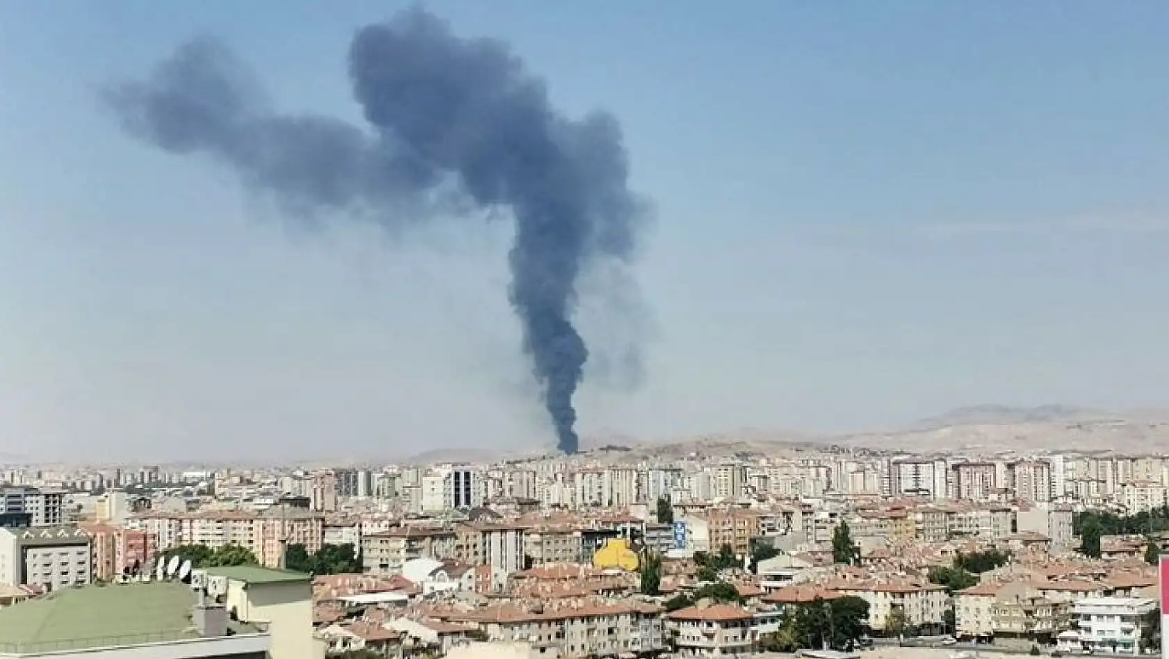 Kayseri Şeker Fabrikası'nda yangın çıktı
