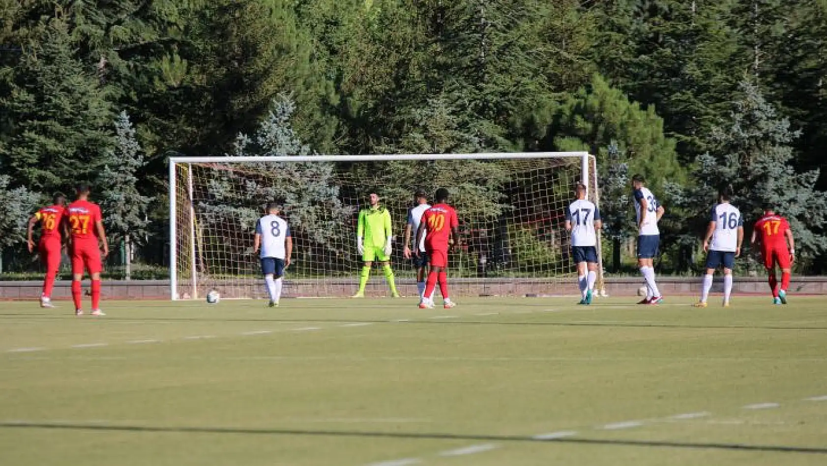 Kayserispor, Ankaragücü ile hazırlık maçı yaptı