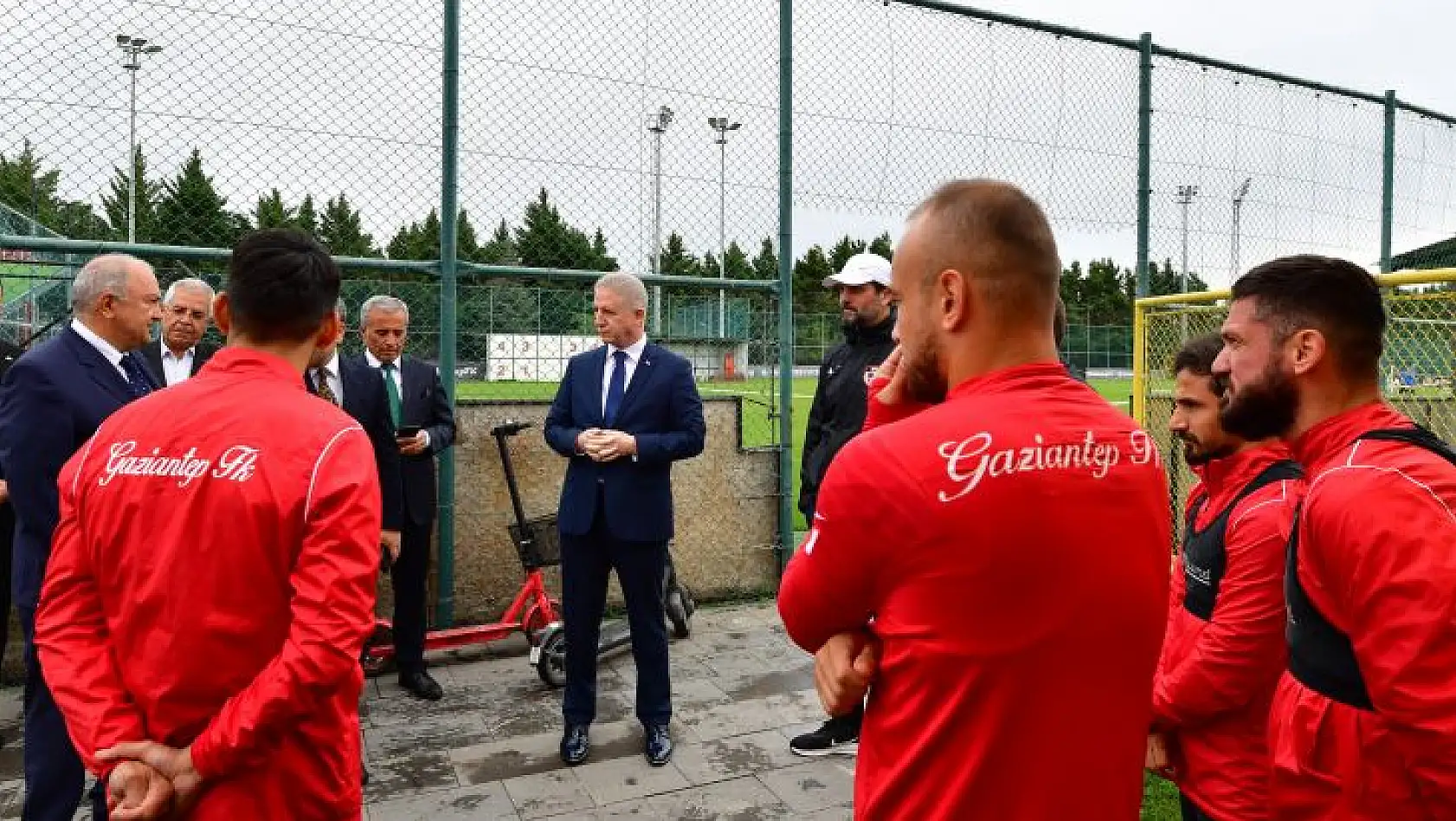Kayserispor maçı öncesi moral ziyareti