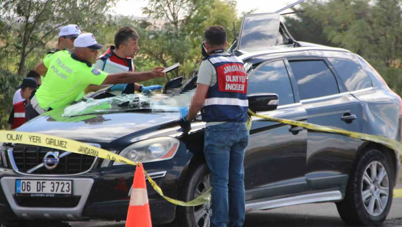 Kız kardeşler hayatını kaybetmişti! İşte feci kazanın görüntüleri