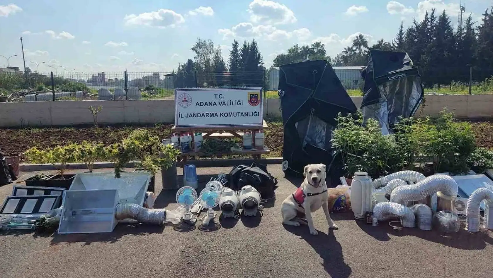 Adana'da 'iklimlendirme sistemli' uyuşturucu üretimine 5 gözaltı