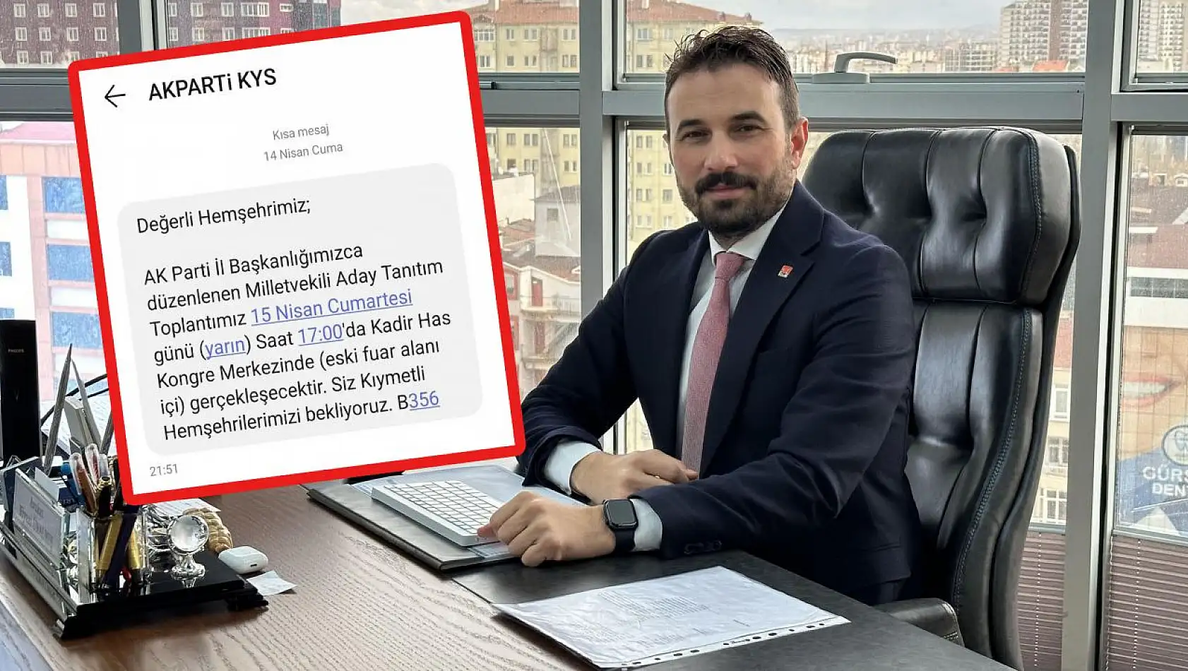 'AKP Kayseri İl teşkilatı vatandaşın kişisel verilerini hukuksuz şekilde ele geçirmiş'