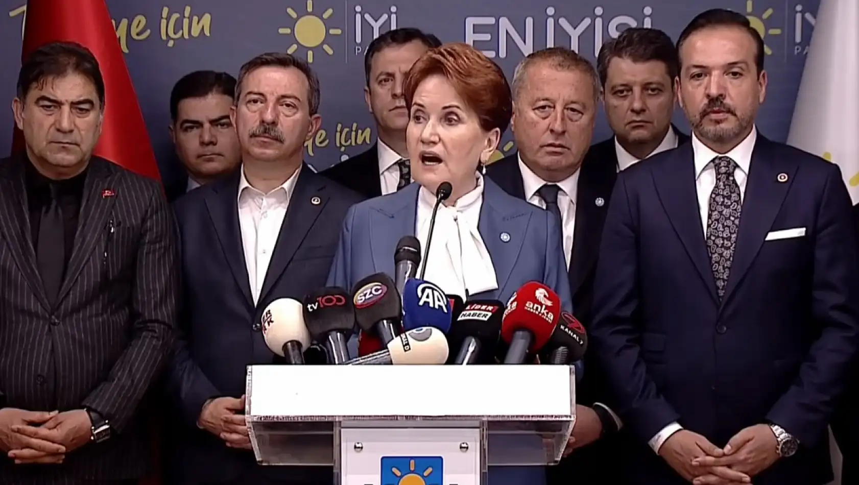 Akşener açıkladı! İYİ Parti seçime gidiyor