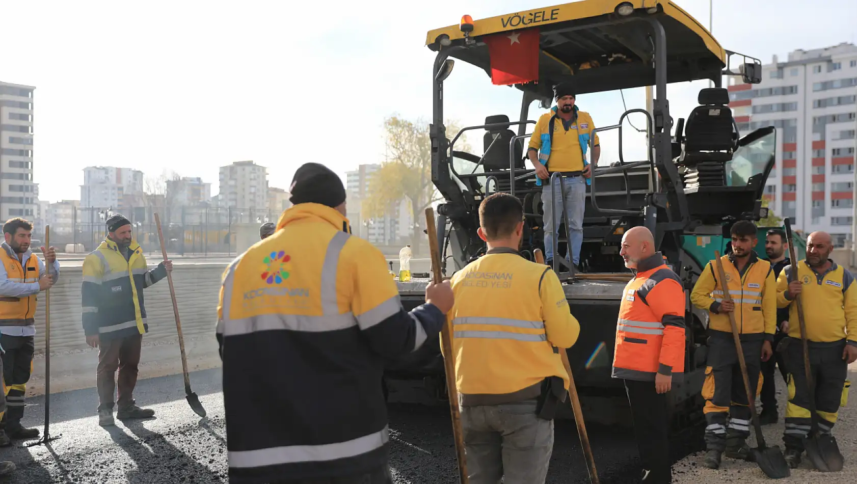 Alt yapısı biten mahallede kışa hazırlık