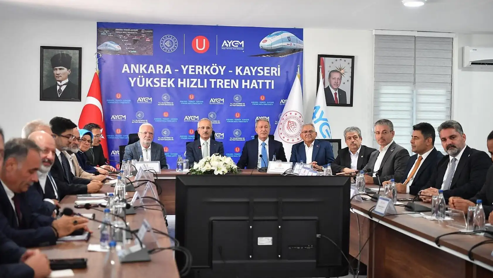 Kayseri Yüksek Hızlı Tren Hattı Projesi incelemeleri yapıldı