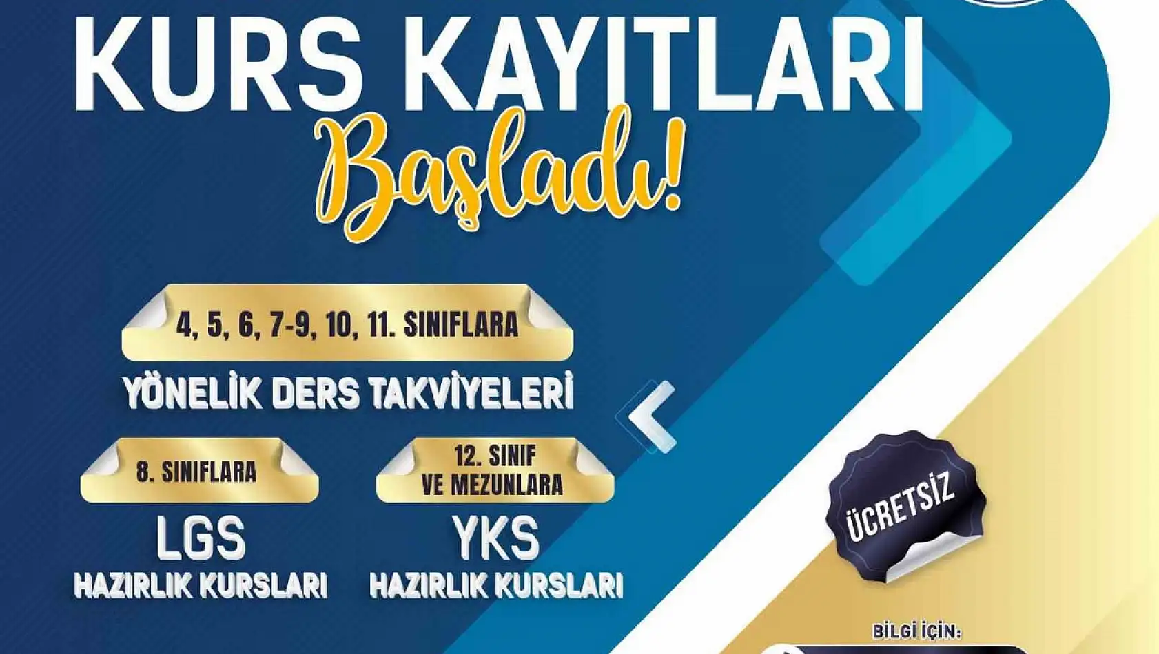 KAYMEK'te eğitim öğretim yılı kurs kayıtları başladı